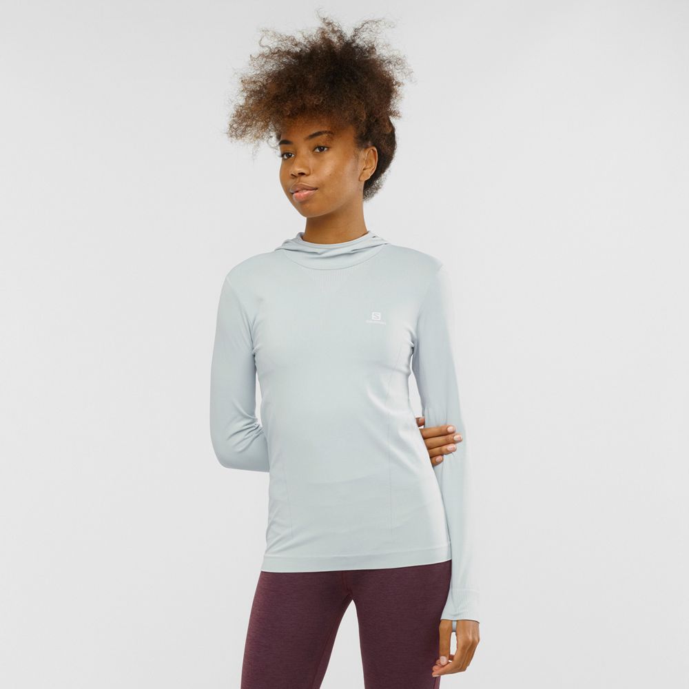 Salomon Israel ESSENTIAL SEAMLESS - Womens Midlayers - Mint (CHNM-27914)